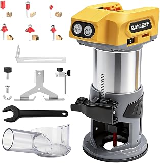 Cordless Wood Router Trimmer for Dewalt 20V Battery (NO Battery), - Image 1