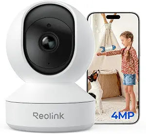 REOLINK 4MP 2K Indoor Camera E1, Plug-in WiFi 6 Security Camera