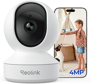 REOLINK 4MP 2K Indoor Camera E1, Plug-in WiFi 6 Security Camera