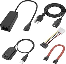 XMSJSIY SATA PATA IDE to USB 2.0 Adapter Converter Cable - Image 1