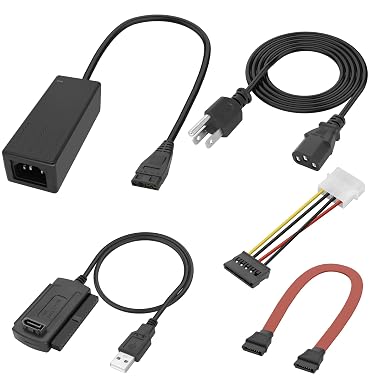 XMSJSIY SATA PATA IDE to USB 2.0 Adapter Converter Cable