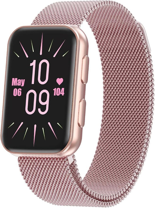 MorePro Smart Fitness Tracker – 24/7 Heart Rate & Blood Oxygen Tracking, Sleep & Activity Monitor, 120+ Sport Modes, IP68 Waterproof Smart Watch for Android iOS Women Men