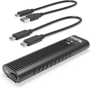 Plugable M.2 NVMe SSD Enclosure; Tool-Free & Driverless