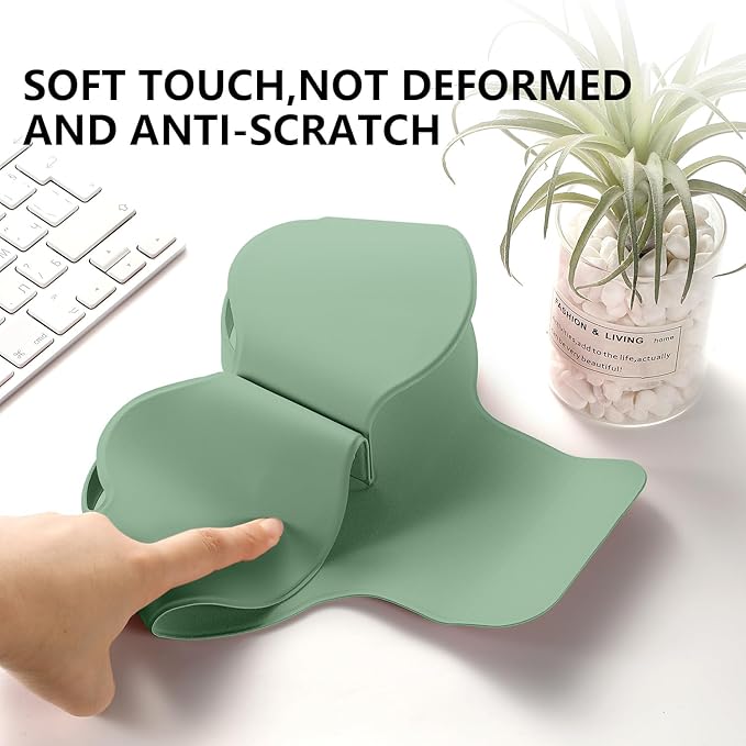 for Apple Airpods Max Case,Headphones Protective Case for AirPod Max Supports Sleep Mode, Anti-Scratch and Anti-Dust,Airpod Pro Max by PU Leather,Grass Green 2