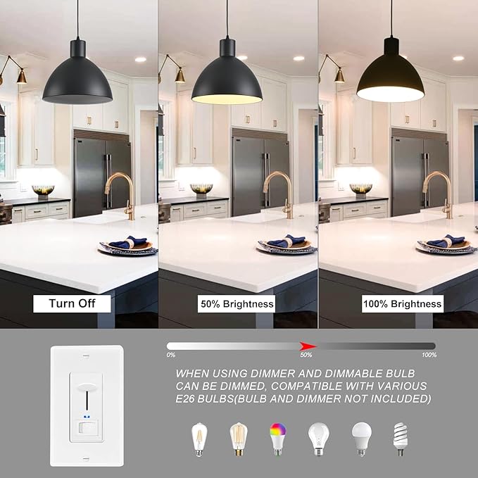 Black Pendant Lights Kitchen Island, 12 Inch Metal Dome Pendant Light, Vintage Industrial Farmhouse Pendant Light Fixture Hanging Lights for Kitchen Island, Dining Room, Cafe, Bar, 2 Pack