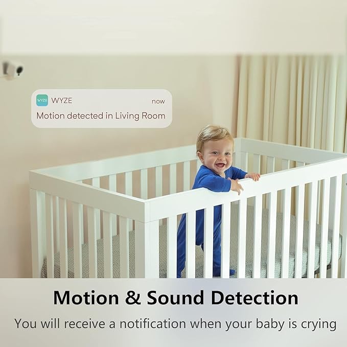 Cam V3 Smart Home Security Camera, Indoor/Outdoor Use, IP65-Rated, 1080p Plug-in, Color Night Vision, Motion Detection, Two Way Audio, Compatible with Alexa, Google Assistant, Cam V3+256GB SD Card