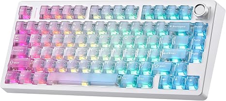 N75 V2 Wireless Gaming Keyboard,2.4GHz/BT/Wired Mechanical Keyboard