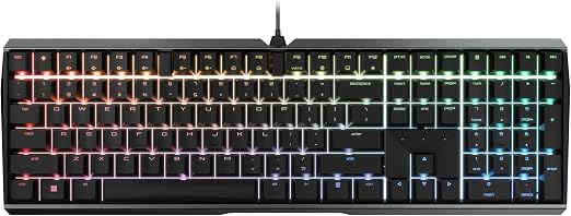 Cherry MX 3.0S Wired Mechanical Gaming Keyboard MX2A Silent RED Switches