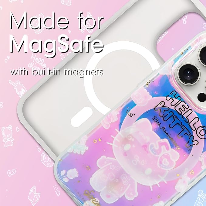 Sonix x Sanrio Phone Case for iPhone 15 Pro | Compatible with MagSafe | 10ft Drop Tested | Hello Kitty 50th Anniversary