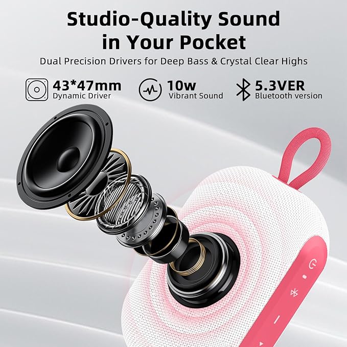 LOBKIN Kids Headphones Bluetooth 6.0,Over Ear Kids Headphones Wireless with Mic 55H Playtime AUX Cord 85dB Safe Volume Limited Foldable Design for Boys Girls Travel/School/iPad