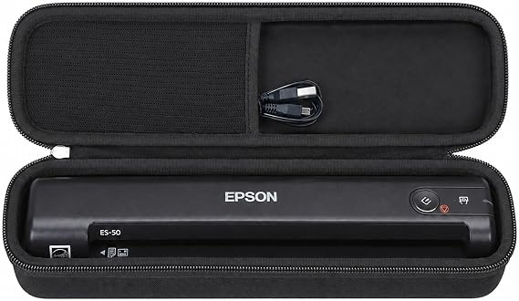Case for Epson Workforce ES-50 ES-60W Document Scanner (Case Only)