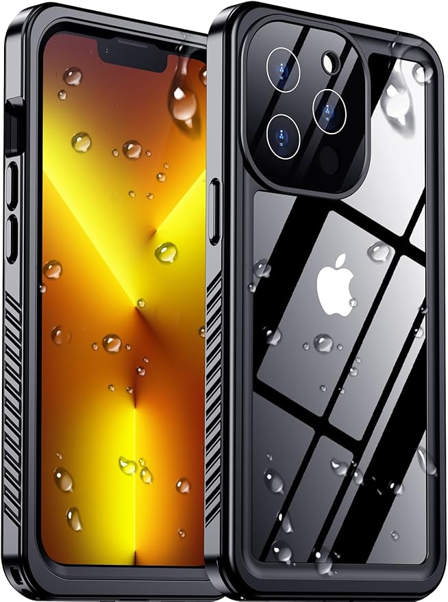 2024 New for iPhone 13 Pro Case Waterproof,[Built-in Screen Protector & Camera Protector][Full Body Shockproof][IP68 Underwater][Dustproof][Dropproof] Phone Case for iPhone 13 Pro 6.1"