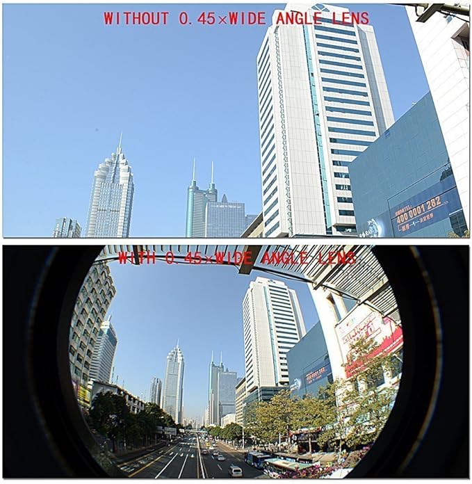 49mm 0.43x Wide Angle Lens with Macro for Panasonic HC-WXF991K, HC-VX981K, HC-X900/M, HC-X920K Camcorder