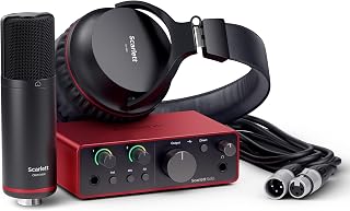 Focusrite Scarlett Solo Studio 4th Gen USB-C Audio Interface Bundle - Image 1