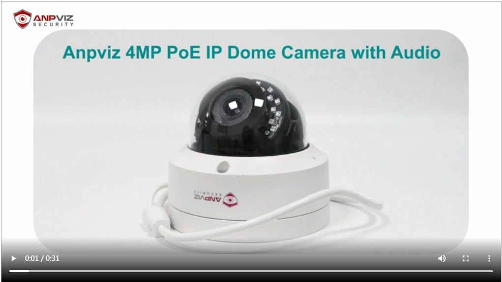 Anpviz 4MP PoE IP Dome Camera with Microphone/Audio, | Computer Access - Image 8