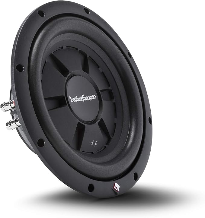 Rockford Fosgate Prime R2SD4-10 Single R2 Slim 10" 4-Ohm DVC Shallow Subwoofer - 200 Watts RMS / 400 Watts Peak