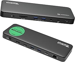 Plugable Thunderbolt 4 Dock with 100W Charging, Dual Monitor - Image 1