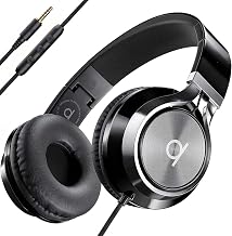 ARTIX CL750 Wired Headphones with Mic — Noise Isolating On-Ear Headphones for Computer and Laptop Wired, Plug in Corded Headphone with Wire (Foldable, Aux Jack 3.5mm) - Image 1
