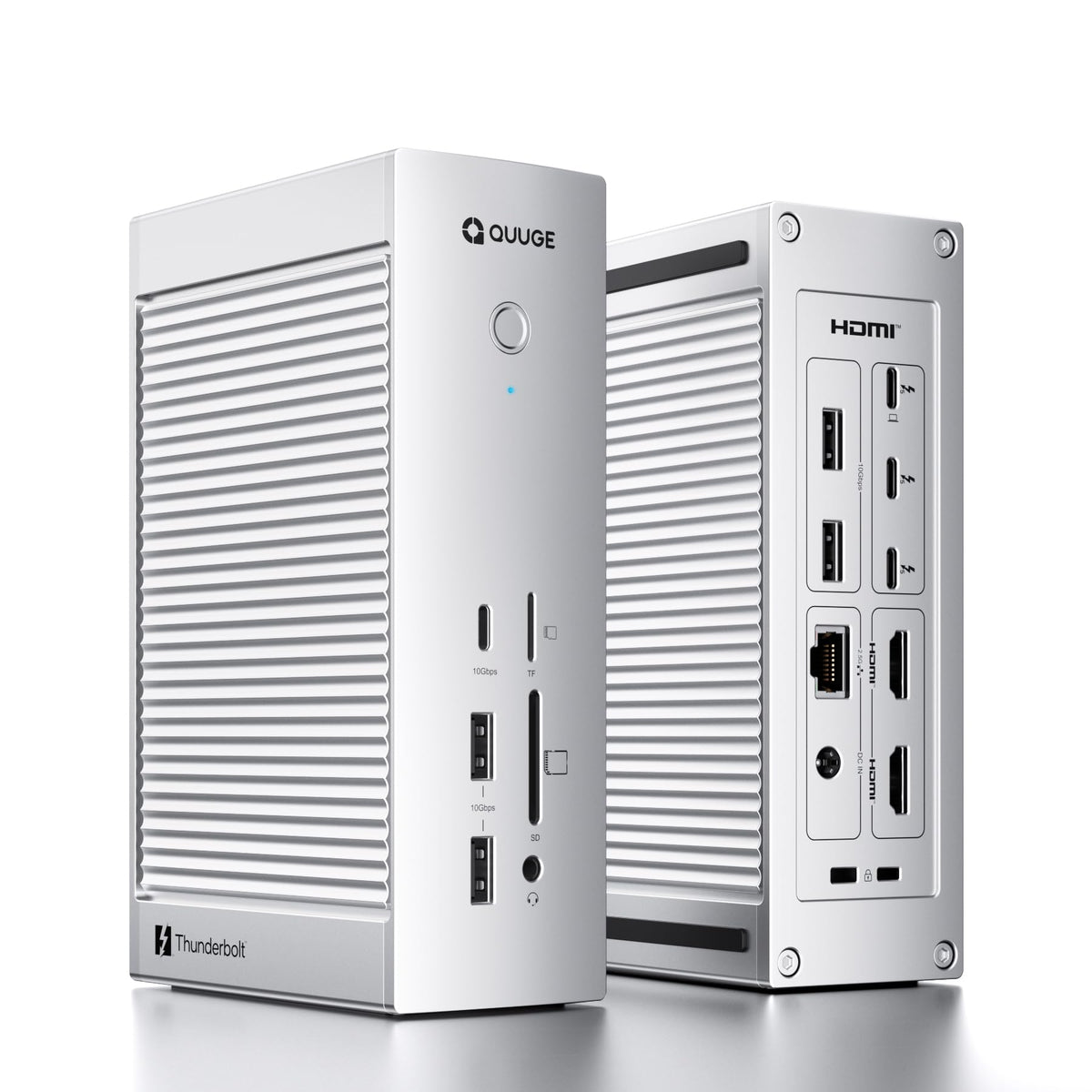 QUUGE Core2 Thunderbolt5 Docking Station,14-in-1 Dock for MacBook