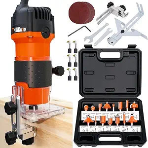 Compact Wood Router Tool for Woodworking, 800W Trim Router - Image 1