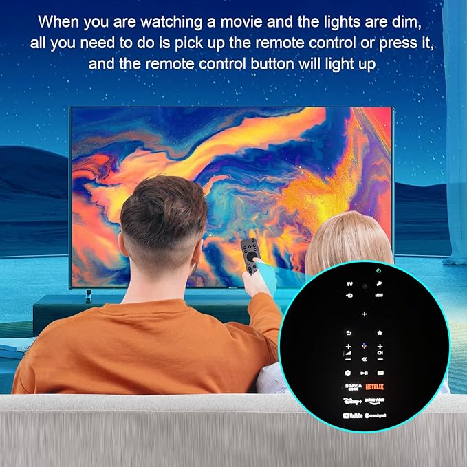 RMF-TX910U Voice Remote Replacement for Most Sony 2023 2024 Bravia TVs, Includes Voice, Backlight, Beep Locator Function and Metal Case, Compatible with Sony a80l a95l XR-55A95L, XR-65A95L, 77A95L