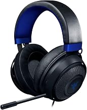 Razer Kraken Gaming Headset: Lightweight Aluminum Frame - Retractable Noise Isolating Microphone - for PC, PS4, PS5, Switch, Xbox One, Xbox Series X & S, Mobile - 3.5 mm Headphone Jack - Black/Blue - Image 1