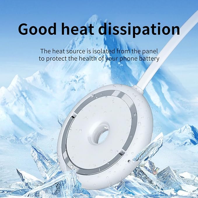 Qi2 Portable 15W Magnetic Charging Pad – Fast Wireless Charger for iPhone 16/15/14/13, AirPods, PD & QC Fast Charging, Includes USB-C Cable