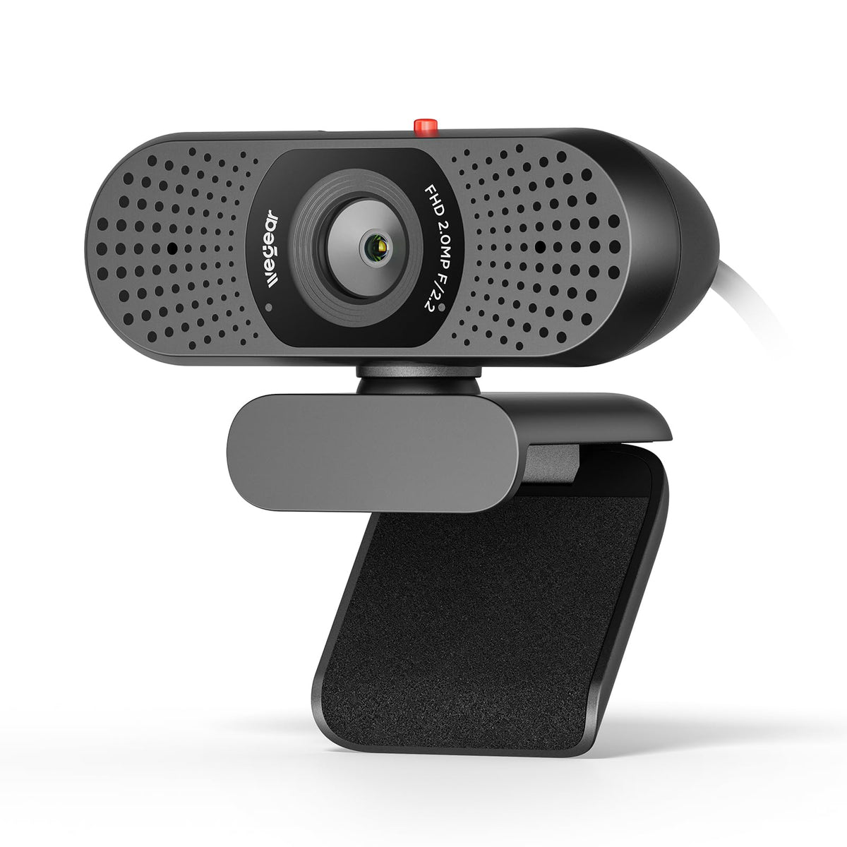 wegear 1080P Webcam for PC, Full HD Computer Camera with Dual Mics, USB-A - Image 1