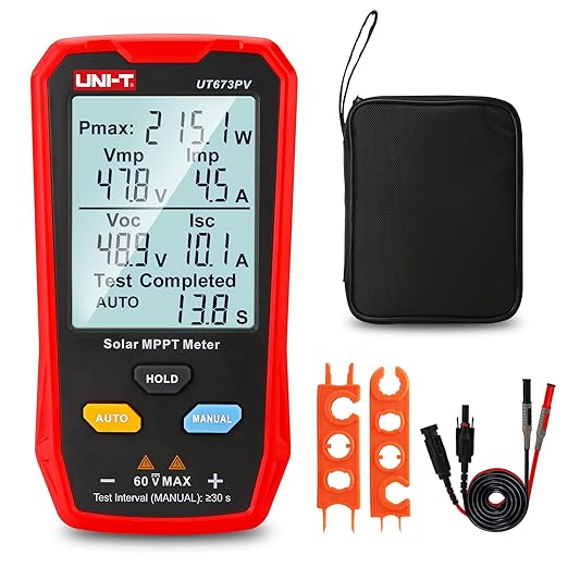 UNI-T UT673PV Solar Panel Tester, Solar MPPT Meter