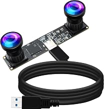 Magnolia 3D Stereo USB Camera, 4MP Lightburn Webcam 1080P 60FPS