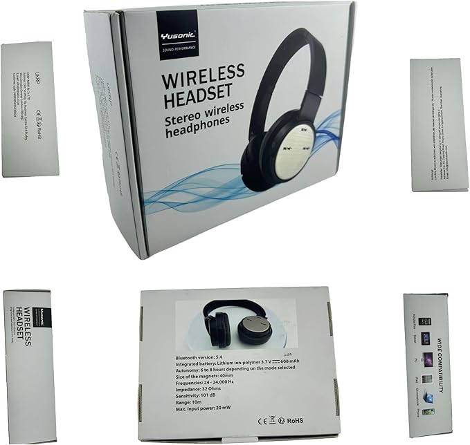Bluetooth Headphones with Case, Super Bass Wireless Headphone, Stereo Headset Micro SD/TF, Bidirectional Foldable Headphones for Travel Home Office Cellphone PC