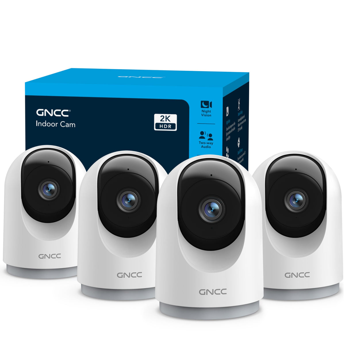 GNCC 2K Security Cameras, Home Security Camera Indoo | Smart Home - Image 1