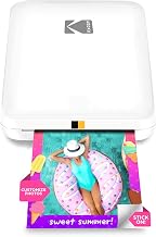 KODAK Step Slim Instant Smartphone Photo Printer - Portable Sleek Color Wireless Mobile Printer - Zink 2x3” Sticky-Back Photos - Print from iOS & Android Devices with Bluetooth w/the Fun App - White