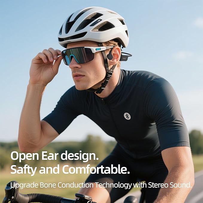 Tayogo 32GB Waterproof MP3 Player for Swimming Laps | IPX8 Bone Conduction Swimming Headphones | Open-Ear Underwater Headset with 8-Hour Playtime