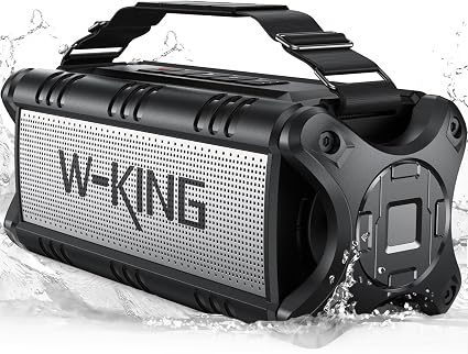 W-KING Bluetooth Speaker 90W Max, IPX6 Waterproof Portable Outdoor Speaker