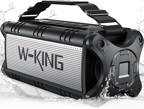 W-KING Bluetooth Speaker 90W Max, IPX6 Waterproof Portable Outdoor Speaker