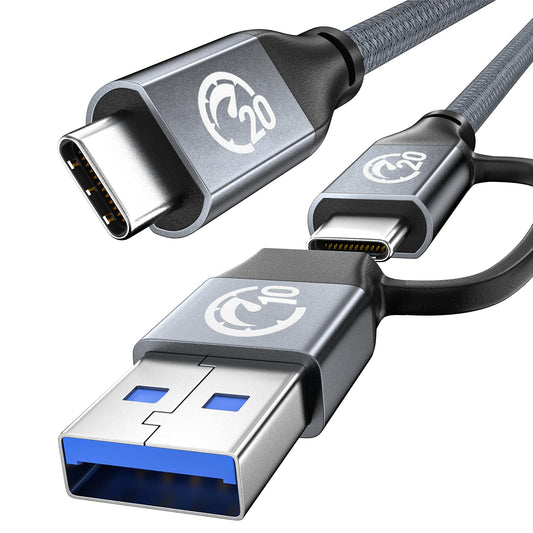 240W USB C Cable 6.6FT, 20Gbps USB C 3.2 Gen 2 Cable, USB to USB C Cable