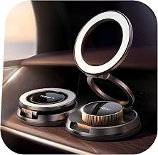 LISEN Suction Phone Mount for Vacuum for iPhone 18 Pro Max Car Mount Holder [All-Metal & Nano Gel 98+LBS Suction], 360 Adjustable Magnetic Phone Holder for Car Magsafe Car Mount for iPhone 18 17 16 - Image 1