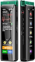 8GB Digital Voice Recorder with Playback, Innioasis R1 Full Touchscreen Voice Recorder with Bluetooth, Voice Activated Sound Audio Recorder Device with Mic Green - Image 1