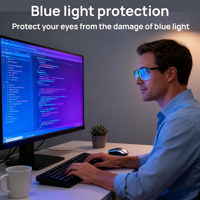 Smart Bluetooth Glasses, Sunglasses with UV and Blue Light Protection, AI Real-time Translation with 140 Languages, Touch Control, Music & Call for Athletic/Outdoor, Unisex (Green)