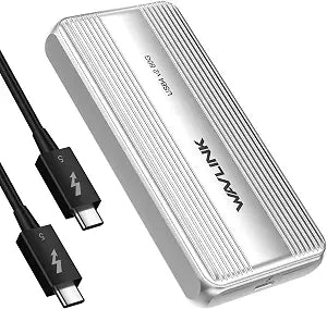 WAVLINK 80Gbps M.2 NVMe SSD Enclosure, Compatible Thunderbolt 5 & USB4 V2
