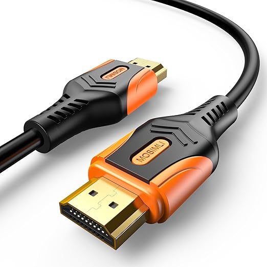 4K HDMI Cable 6FT, High Speed 18Gbps HDMI 2.0 Cord, Support 4K@60Hz & 2K@240Hz, HDR10, 12bit, 3D, ARC, Dolby, DTS, HDCP 2.2 for TV, Monitor, Apple TV, Roku, Soundbar, PS5, Xbox