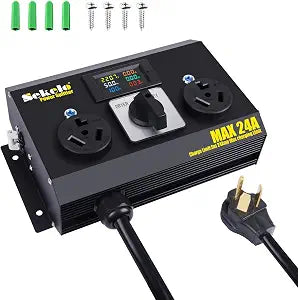 Manual EV Charging Switch, Aluminum Housing, NEMA 10-30
