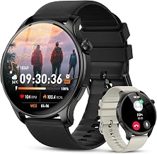 Smart Watch for Men Women Answer/Make Call: Military Smart Watches for Men Fitness Tracker Smartwatch for Android Phones iPhone Compatible Samsung Watches Heart Rate Sleep Monitor IP68 Waterproof - Image 1