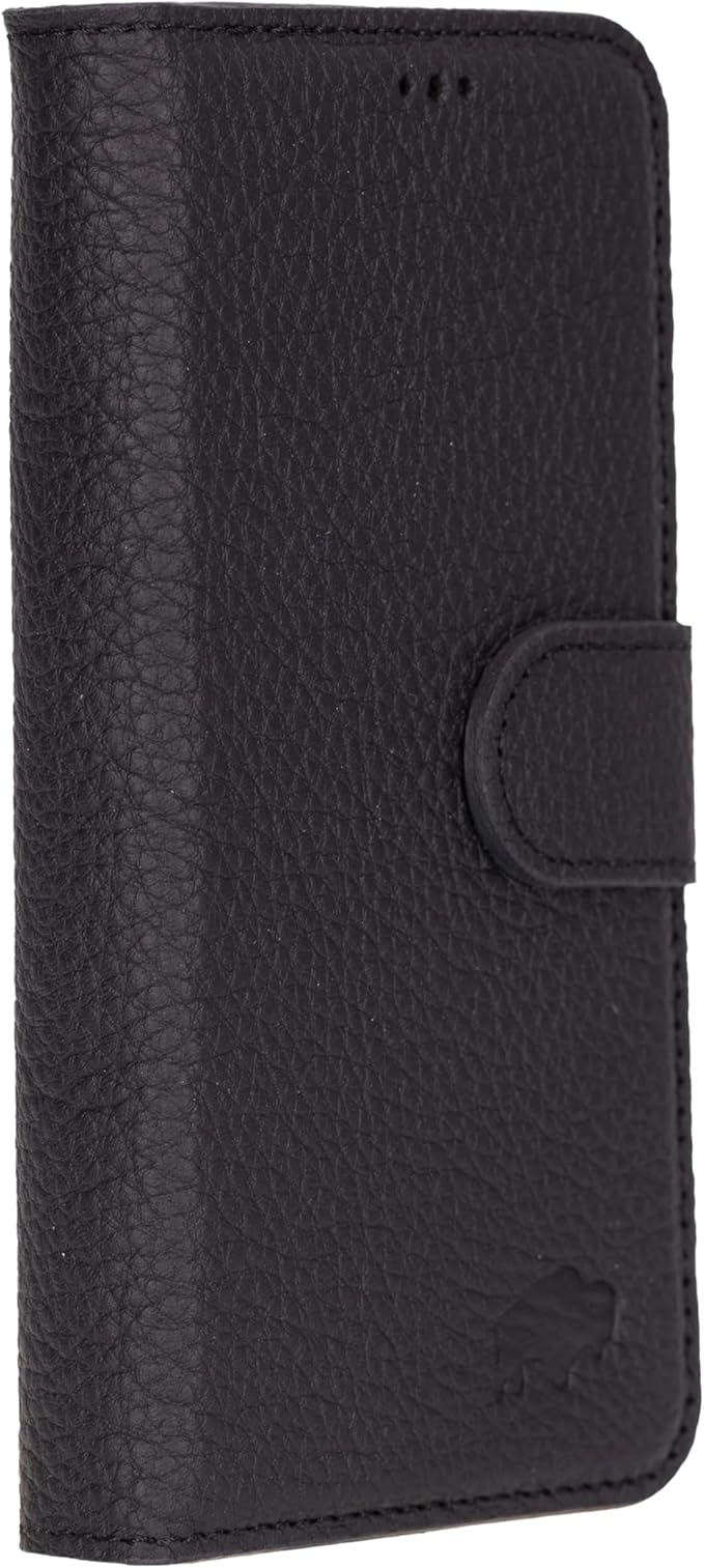 BLACKBROOK Case for iPhone 17e/16e Wallet Case for Men and Women, Carter Full Grain Leather 2-in-1 Set for MagSafe Charging, Cash, ID and 4 Card Slots with RFID
