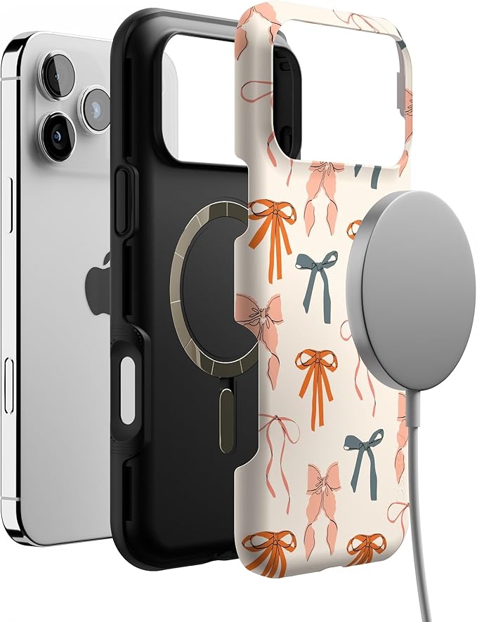 Casely iPhone 17 Pro Max Case | Gourdy Girlie | Harvest Bows | Bold Protective Design | MagSafe Compatible Design