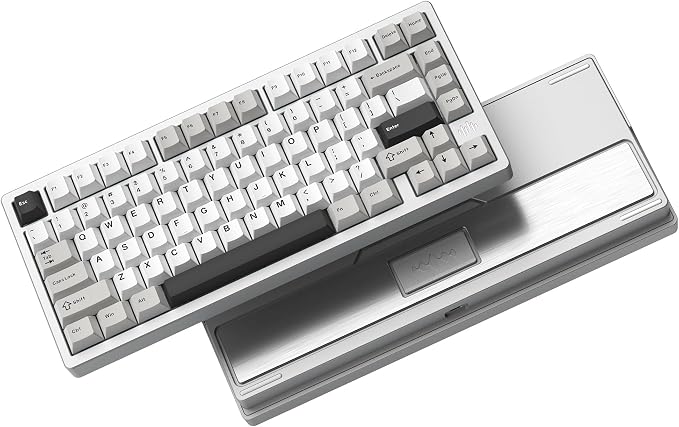 Womier RD75Pro 75% Wireless Gaming Keyboard,Quick Release Aluminum Keyboard