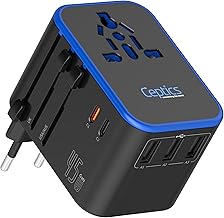 Ceptics 45W Universal Travel Adapter w/ 3 USB-A, 2 USB-C & Universal Input - Image 1