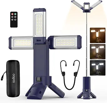 10000mAh Rechargeable 4000LM Camping Light Telescopic Camping Lantern