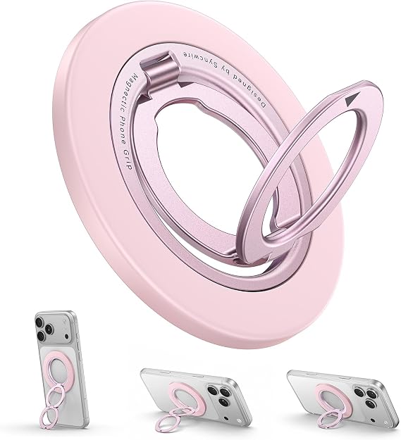 SYNCWIRE Magnetic Phone Grip for MagSafe, Ultra-Slim Cell Phone Ring Holder